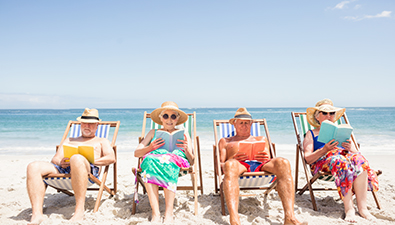 Actividades para hacer estándo de vacaciones, grupo retiro